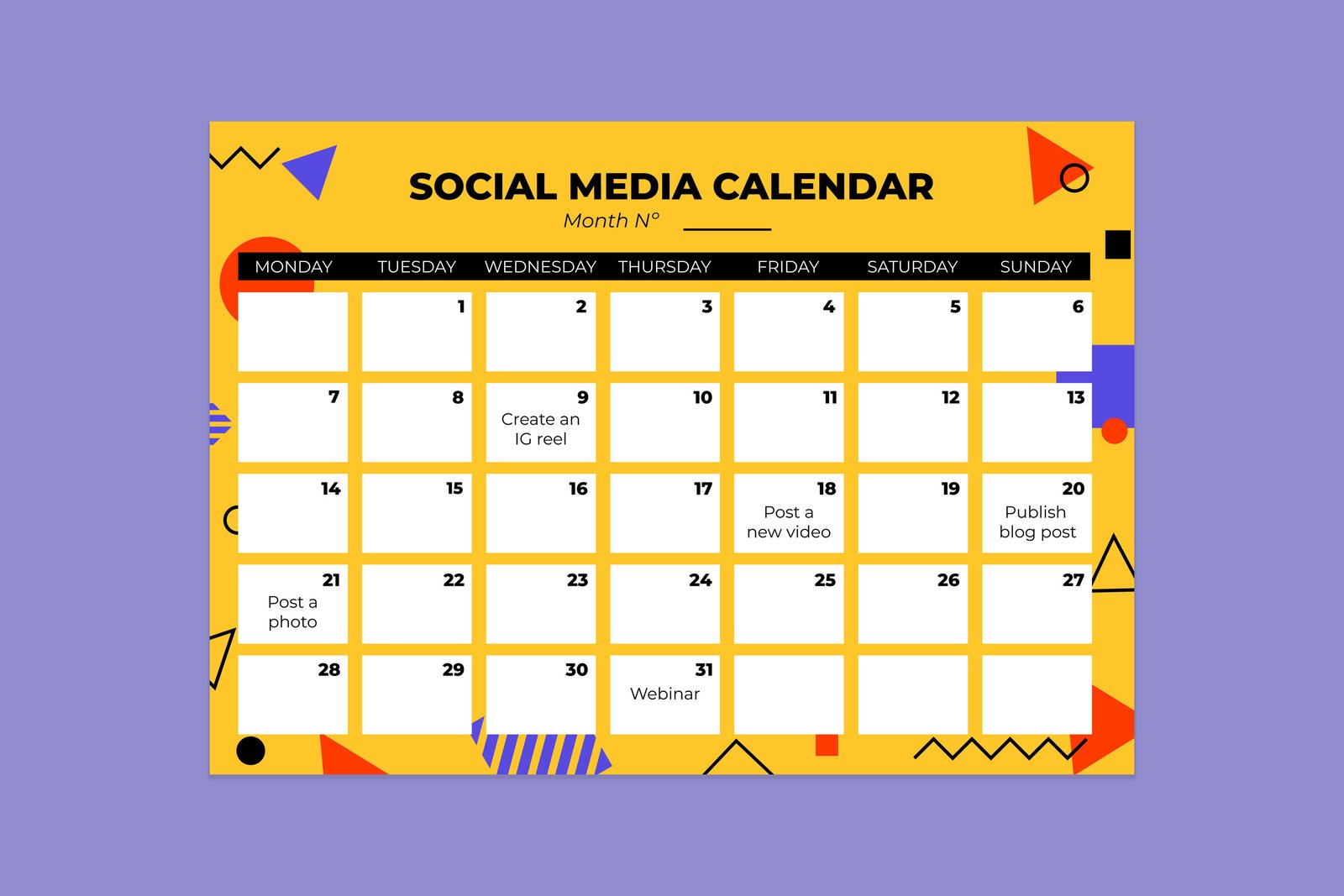 Mastering the Feed: High-Impact Content Calendar Ideas for Instagram Reels