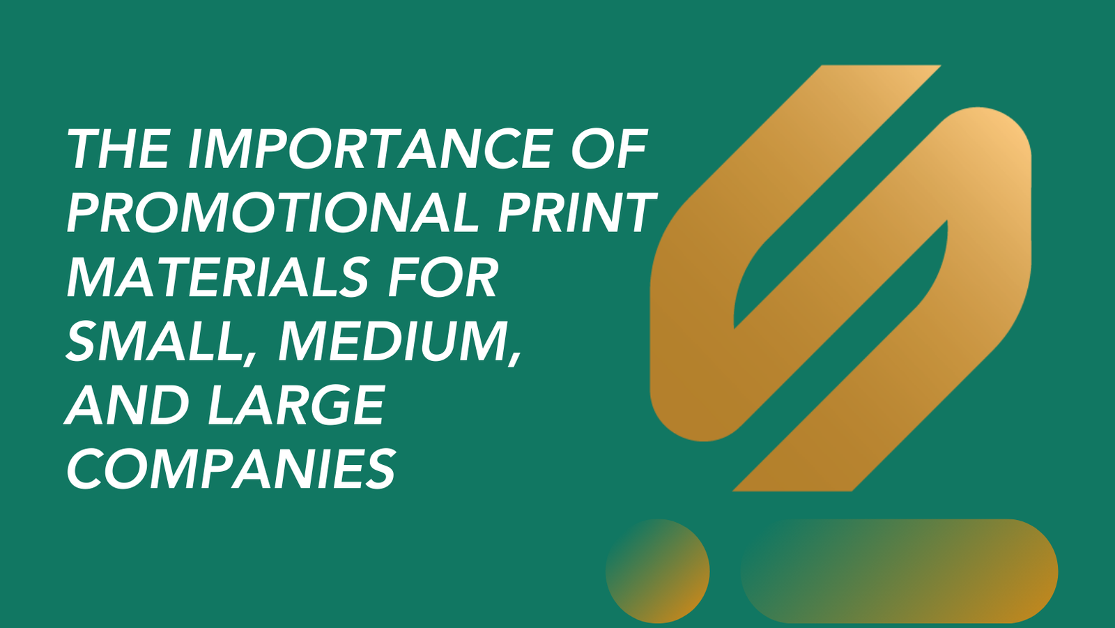 The Importance of Promotional Print Materials