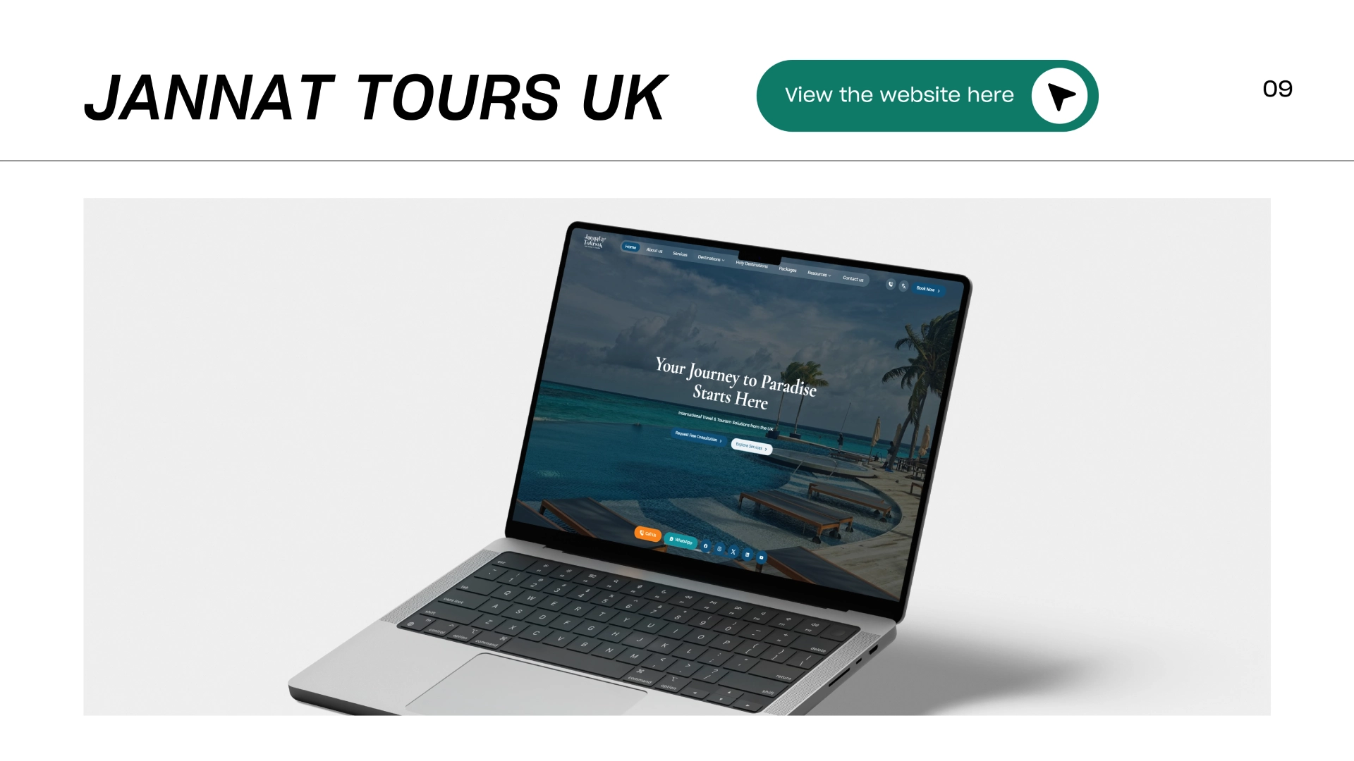 Jannat Tours UK project cover
