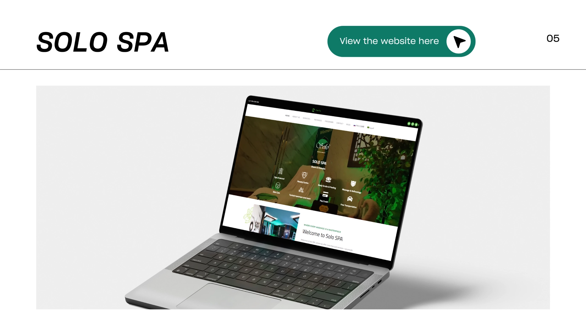 Solo Spa project cover